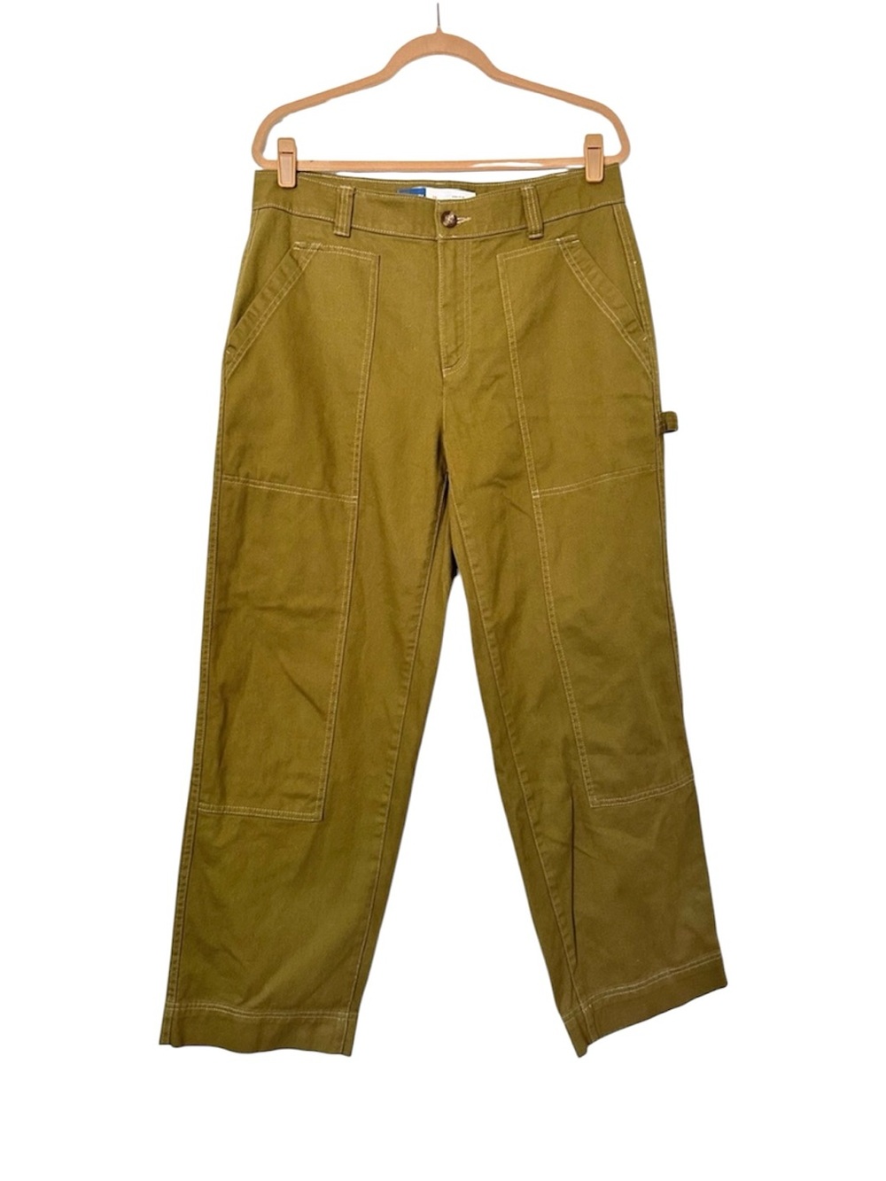 Old Navy High Rise Straight Utility Cargo Pants Womens 12